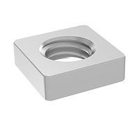 SECCARO dado quadro M3, acciaio inox V2A VA A2, DIN 562, forma bassa, 20 pezzi