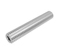 SECCARO Perni filettati con attacco conico M10 x 60 mm, in acciaio inox V2A VA A2, DIN 913/ISO 4026, esagonali, 20 pezzi