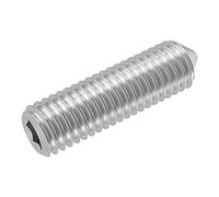 SECCARO Perni filettati con punta M8 x 30 mm, in acciaio inox V2A VA A2, DIN 914/ISO 4027, esagonali, 20 pezzi