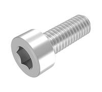 SECCARO vite a testa cilindrica M5 x 14 mm, acciaio inox V2A VA A2, DIN 912/ISO 4762, cava esagonale, completamente filettato, 20 pezzi