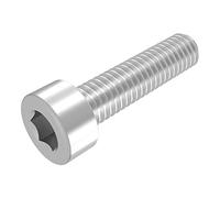 SECCARO vite a testa cilindrica M5 x 20 mm, acciaio inox V2A VA A2, DIN 912/ISO 4762, cava esagonale, completamente filettato, 20 pezzi