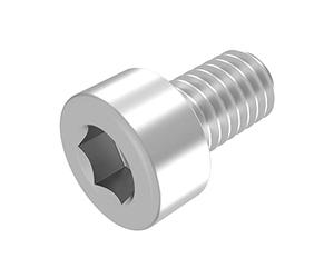 SECCARO vite a testa cilindrica M6 x 10 mm, acciaio inox V2A VA A2, DIN 912/ISO 4762, cava esagonale, completamente filettato, 20 pezzi