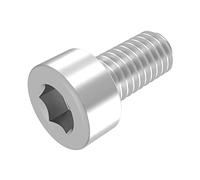 SECCARO vite a testa cilindrica M6 x 12 mm, acciaio inox V2A VA A2, DIN 912/ISO 4762, cava esagonale, completamente filettato, 20 pezzi