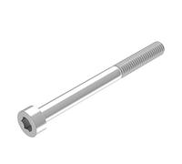 SECCARO vite a testa cilindrica M6 x 65 mm, acciaio inox V2A VA A2, DIN 912/ISO 4762, cava esagonale, filo parziale, 20 pezzi