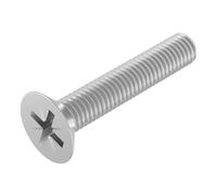 SECCARO Vite a testa svasata M2 x 12 mm, in acciaio inox V2A VA A2, DIN 965, con impronta a croce/PZ, filettatura completa, 20 pezzi