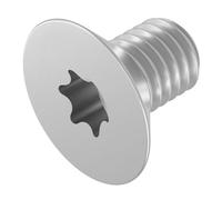 SECCARO Vite a testa svasata M3 x 5 mm, in acciaio inox V2A VA A2, ISO 14581, interno a sei facce (TX), filettatura completa, 20 pezzi