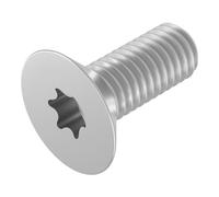 SECCARO Vite a testa svasata M3 x 8 mm, in acciaio inox V2A VA A2, ISO 14581, interno a sei facce (TX), filettatura completa, 20 pezzi