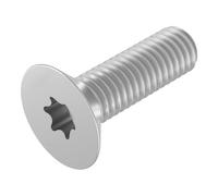 SECCARO Vite a testa svasata M4 x 14 mm, in acciaio inox V2A VA A2, ISO 14581, interno a sei facce (TX), filettatura completa, 20 pezzi