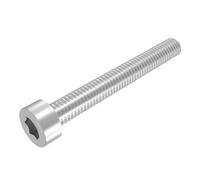 SECCARO Vite cilindrica M10 x 80 mm, in acciaio inox V2A VA A2, DIN 912/ISO 4762, filettatura totale, 20 pezzi