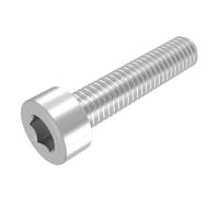 SECCARO Vite cilindrica M3 x 14 mm, in acciaio inox V2A VA A2, DIN 912/ISO 4762, filettatura totale, 20 pezzi