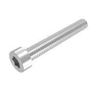 SECCARO Vite cilindrica M3 x 22 mm, in acciaio inox V2A VA A2, DIN 912/ISO 4762, filettatura totale, 20 pezzi