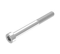 SECCARO Vite cilindrica M6 x 60 mm, in acciaio inox V2A VA A2, DIN 912/ISO 4762, filettatura parziale, 20 pezzi