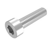 SECCARO Vite cilindrica M8 x 30 mm, in acciaio inox V2A VA A2, DIN 912/ISO 4762, filettatura totale, 20 pezzi