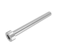 SECCARO Vite cilindrica M8 x 80 mm, in acciaio inox V2A VA A2, DIN 912/ISO 4762, filettatura totale, 20 pezzi