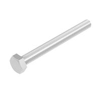 SECCARO vite esagonale M6 x 60 mm, acciaio inox V2A VA A2, DIN 933/ISO 4017, esagono esterno, 20 pezzi