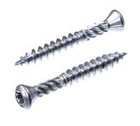 SECCARO Vite per terrazza 5 x 40 mm, Acciaio Inossidabile C1, Vite per Legno con Punta Tagliata e tacca di Taglio, TX/Cava Esagonale, 200 Pezzi