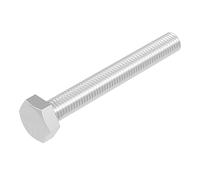 SECCARO Viti a testa esagonale, M10 x 80 mm, in acciaio inox V2A VA A2, DIN 933/ISO 4017, esagonali esterni, 20 pezzi