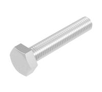 SECCARO Viti a testa esagonale, M12 x 65 mm, in acciaio inox V2A VA A2, DIN 933/ISO 4017, esagonali esterni, 20 pezzi