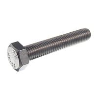 SECCARO Viti a testa esagonale, M14 x 60 mm, in acciaio inox V2A VA A2, DIN 933/ISO 4017, esagonali esterni, 20 pezzi