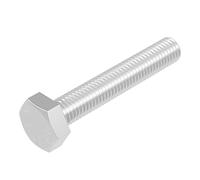 SECCARO Viti a testa esagonale, M4 x 25 mm, in acciaio inox V2A VA A2, DIN 933/ISO 4017, esagonali esterni, 20 pezzi