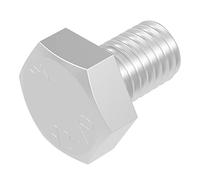 SECCARO Viti a testa esagonale, M4 x 6 mm, in acciaio inox V2A VA A2, DIN 933/ISO 4017, esagonali esterni, 20 pezzi
