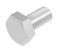 SECCARO Viti a testa esagonale, M4 x 8 mm, in acciaio inox V2A VA A2, DIN 933/ISO 4017, esagonali esterni, 20 pezzi