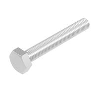 SECCARO Viti a testa esagonale, M5 x 35 mm, in acciaio inox V2A VA A2, DIN 933/ISO 4017, esagonali esterni, 20 pezzi