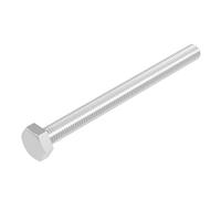 SECCARO Viti a testa esagonale, M5 x 60 mm, in acciaio inox V2A VA A2, DIN 933/ISO 4017, esagonali esterni, 20 pezzi