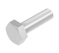 SECCARO Viti a testa esagonale, M6 x 22 mm, in acciaio inox V2A VA A2, DIN 933/ISO 4017, esagonali esterni, 20 pezzi