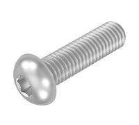 SECCARO Viti a testa piatta, M5 x 20 mm, in acciaio inox V2A VA A2, ISO 7380, esagonali, 20 pezzi