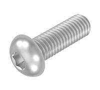 SECCARO Viti a testa piatta, M6 x 20 mm, in acciaio inox V2A VA A2, ISO 7380, esagonali, 20 pezzi