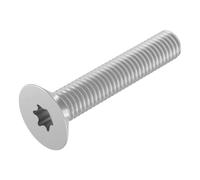 SECCARO Viti a testa svasata M2,5 x 12 mm, acciaio inox V2A VA A2, ISO 14581, filettatura intera (TX), confezione da 20 pezzi