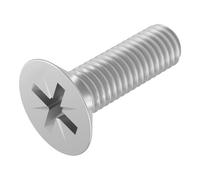 SECCARO Viti a testa svasata M4 x 14 mm, in acciaio Inox V2A VA A2, DIN 965, con impronta a croce/PZ, filettatura completa, 20 pezzi