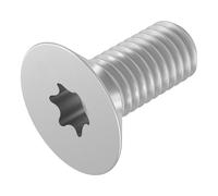 SECCARO Viti a testa svasata M5 x 12 mm, in acciaio inox V2A VA A2, ISO 14581, filettatura completa (TX), confezione da 20