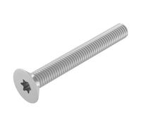 SECCARO Viti a testa svasata M5 x 40 mm, in acciaio inox V2A VA A2, ISO 14581, filettatura completa (TX), confezione da 20