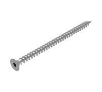 SECCARO Viti per truciolato 6 x 100 mm, in acciaio inox V2A VA A2, viti per legno con filettatura completa, TX/Torx, 75 pezzi