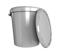 Secchi con coperchio da 30 litri Made in Germany - idonei per alimenti, stabili, ermetici - Secchi per la conservazione di cibo, materiale d'ufficio, cameretta dei bambini, casa, officina