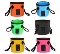 Secchi Pieghevoli 12L Per Acqua Da Giardinaggio All'Aperto E Pesca