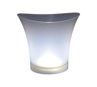 Secchielli di ghiaccio del LED facili da pulire barili di ghiaccio incandescente vasca di ghiaccio del dispositivo di raffreddamento del vino dei barili di ghiaccio pp per l'intrattenimento
