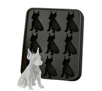 Secchielli per congelatore,Stampo in silicone 3D per cani per cubetti di ghiaccio - Accessori speciali per preparare cioccolatini cibi dolci Whisky frutta caffè feste cucina campeggio