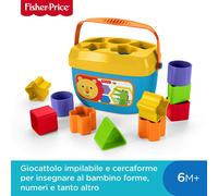 Secchiello cercaforme Fisher-Price gioco creativo per bambini 10 blocchi 2728
