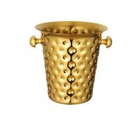 Secchiello Champagne Secchiello Ghiaccio Secchiello Vino Portabottiglie Supporto in Acciaio Inox con Finitura per, Oro, style to 3