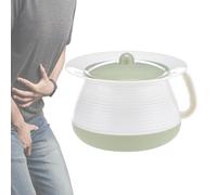 Secchiello | Contenitore Vaso Compatto | con coperchio e maniglia, vaso portatile per adulti | Per adulti, donne, camera da , comodino, auto, casa, campeggio