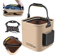 Secchiello da pieghevole secchio da - Secchio da con manico pieghevole | Giardinaggio Campeggio bacino d'acqua portatile interno esterno secchio di protezione del pesce