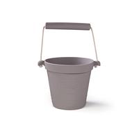 Secchiello da spiaggia in silicone BIGJIGS TOYS - grigio scuro