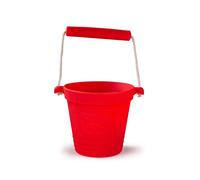 Secchiello da spiaggia in silicone Bigjigs Toys - rosso