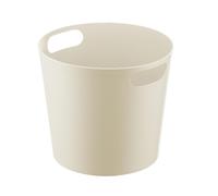 Secchiello da Terra in Alluminio Verniciato Dimensioni 25x h 22 cm in Alluminio colore Avorio avorio
