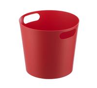 Secchiello da Terra in Alluminio Verniciato Dimensioni 25x h 22 cm in Alluminio colore ROSSO rosso