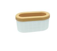Secchiello for il ghiaccio rotondo in silicone Strumenti creativi for il congelamento del frigorifero del dispositivo di raffreddamento del ghiaccio portatile,For Home Kitchen Use(Smt4-09-1Ye)