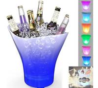 Secchiello Ghiaccio Bluetooth 7L con Altoparlante Integrato e Luci LED Multicolore - Speaker Portatile Ricaricabile per Feste, Eventi, Regalo Originale, Connessione Bluetooth 5.0